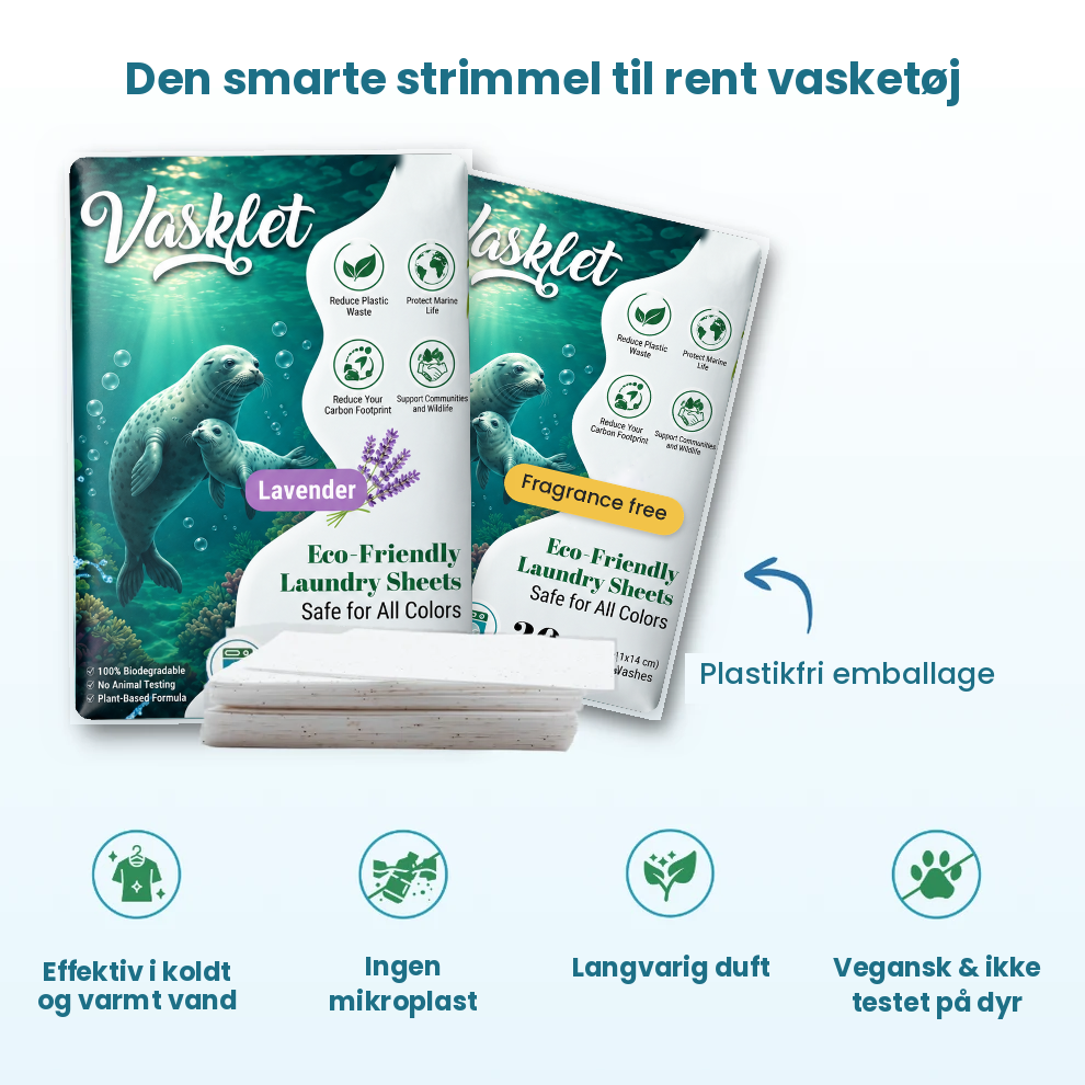 Miljøvenlige Vaskestrimler
