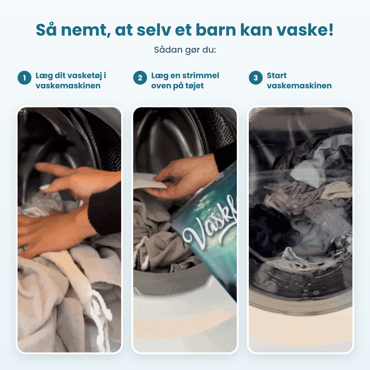 Miljøvenlige Vaskestrimler